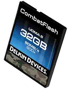 Delkin Devices' Combat Flash CF Card.