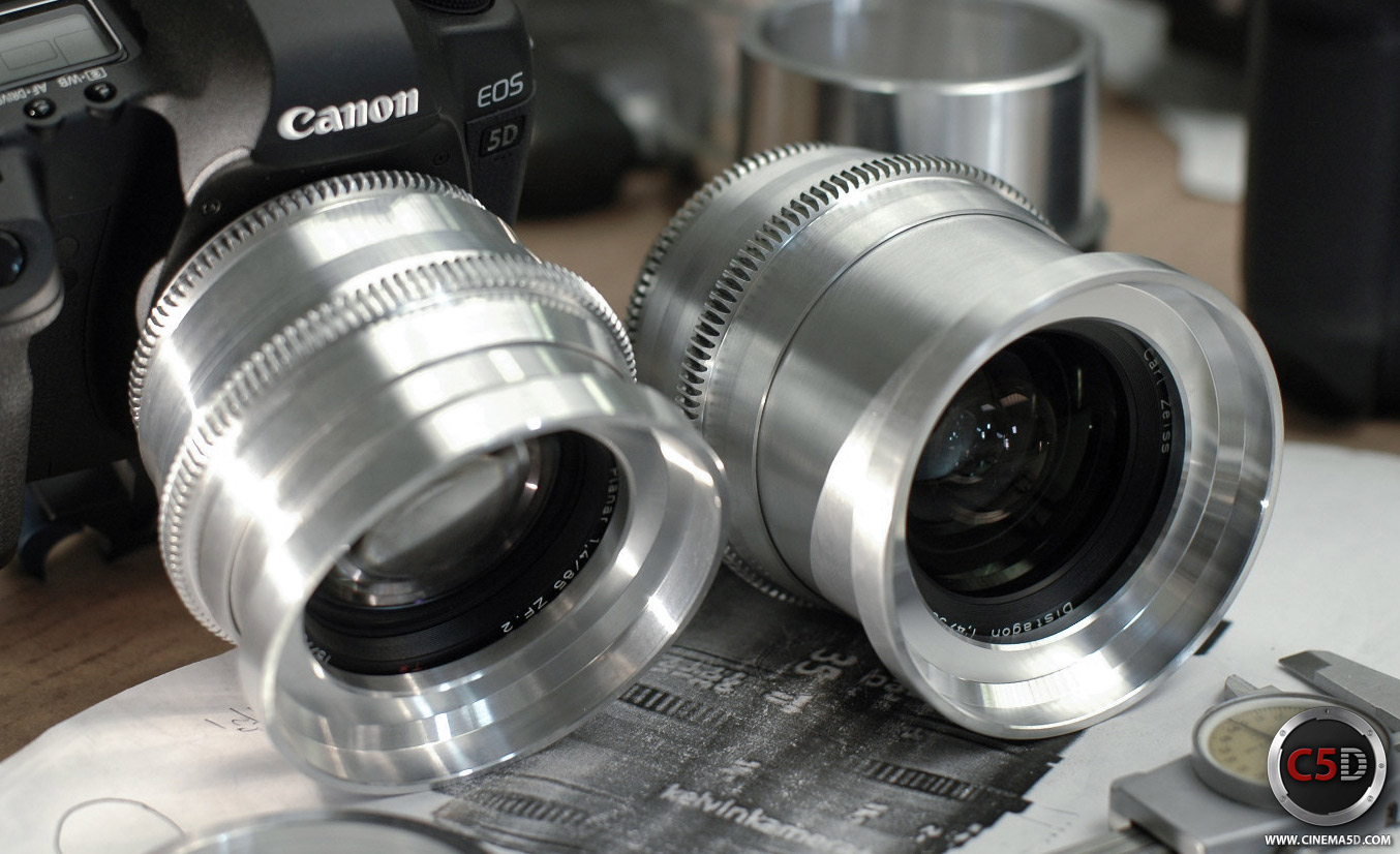 babyPrimes re-housed Zeiss lens