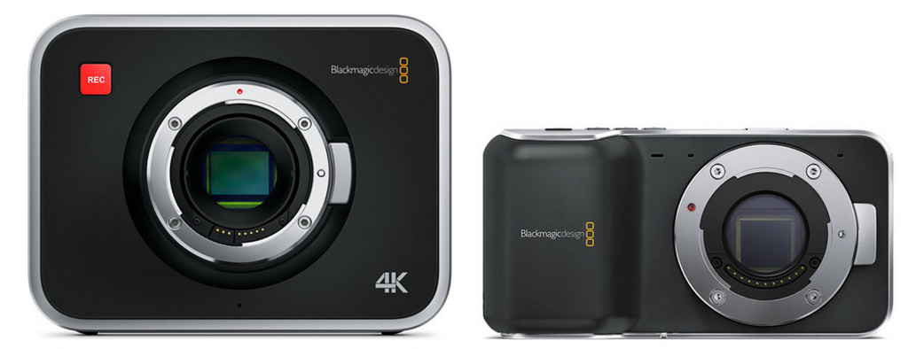 blackmagic 4k and pocket cinema cameras