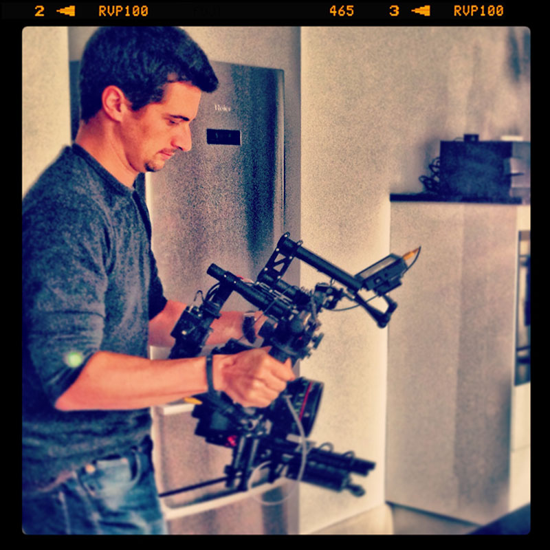 MōVI M10 operated by Nino Leitner in Vienna at Screenagers agency for their Christmas special.