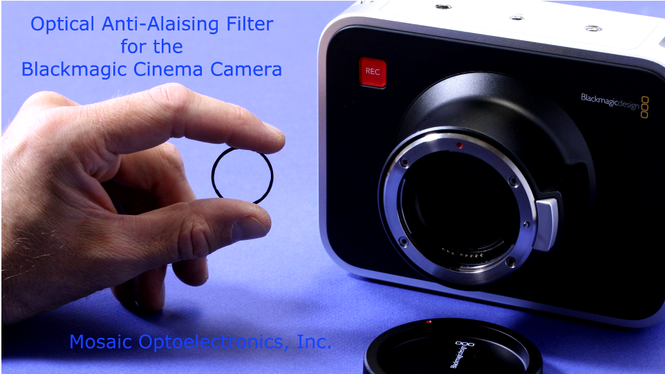 Anti-Aliasing Filter for Blackmagic Cinema Camera