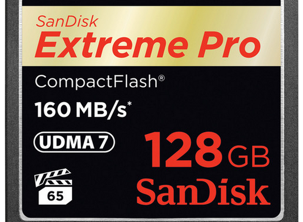 SanDisk Extreme Pro 160MB/s Compact Flash Cards