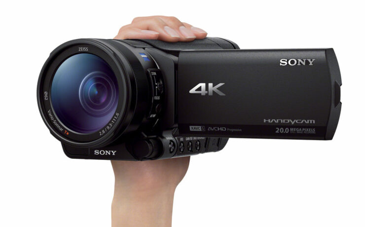 Sony announces FDR-AX100, world's smallest & lightest 4K camcorder