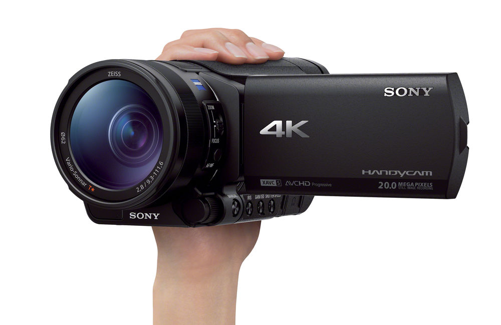 Sony announces FDR-AX100, world's smallest & lightest 4K camcorder