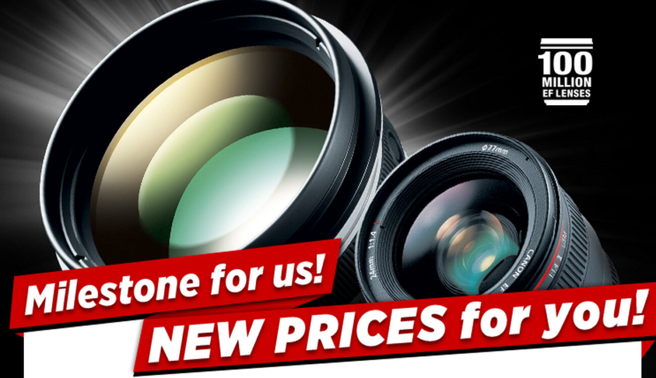 Canon significantly reduces prices on selected lenses