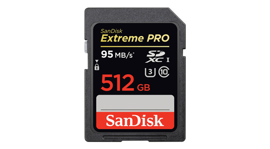 San Disk Releases first 512GB SD Card