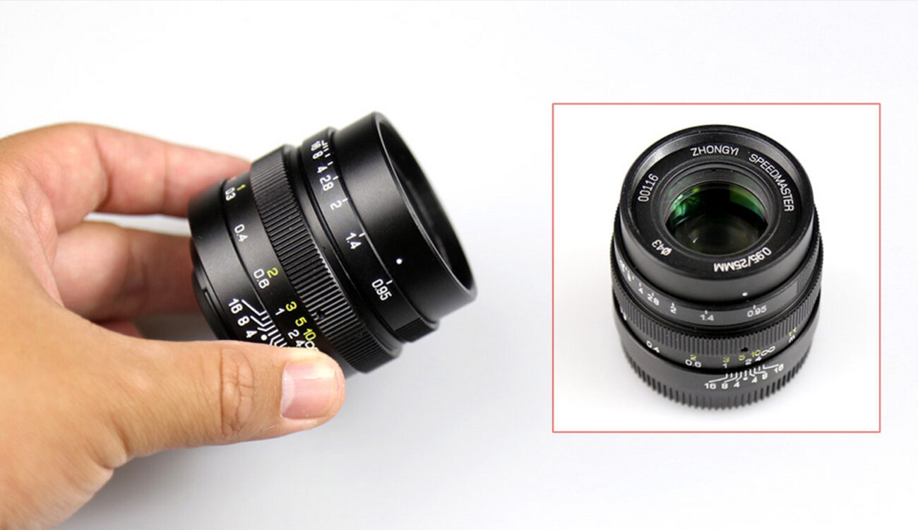 ZY Optics Announces World's Lightest f/0.95 Micro Four Thirds Lens