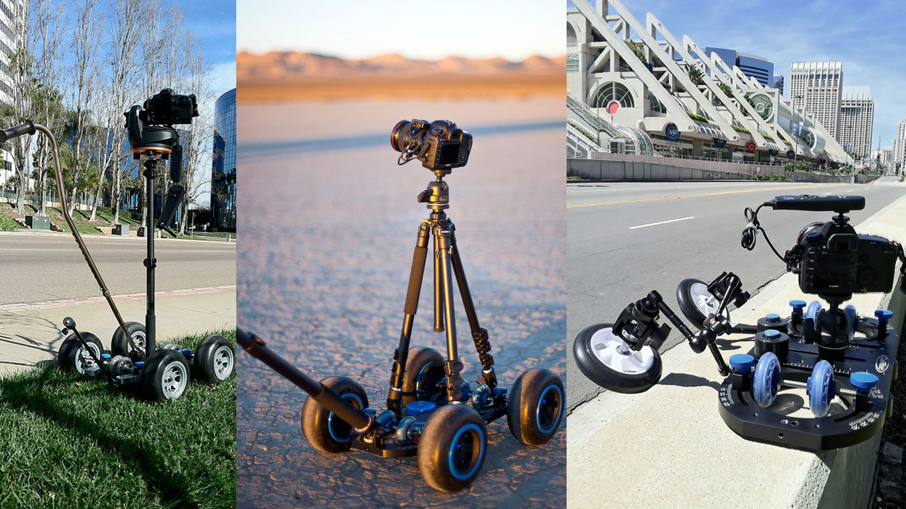 CamTrac - Fully Adaptable Camera Dolly System for Timelapse, Hyperlapse and Video Camera Moves