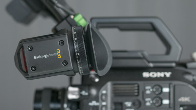 The Blackmagic URSA Viewfinder Doesn't Make Sense on the Sony FS7