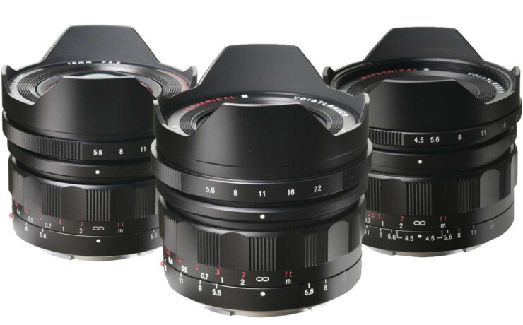 Three New Super-Wide Full-Frame Voightlander E Mount Lenses