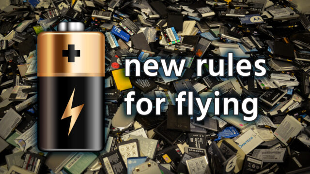 lipo batteries flying regulations