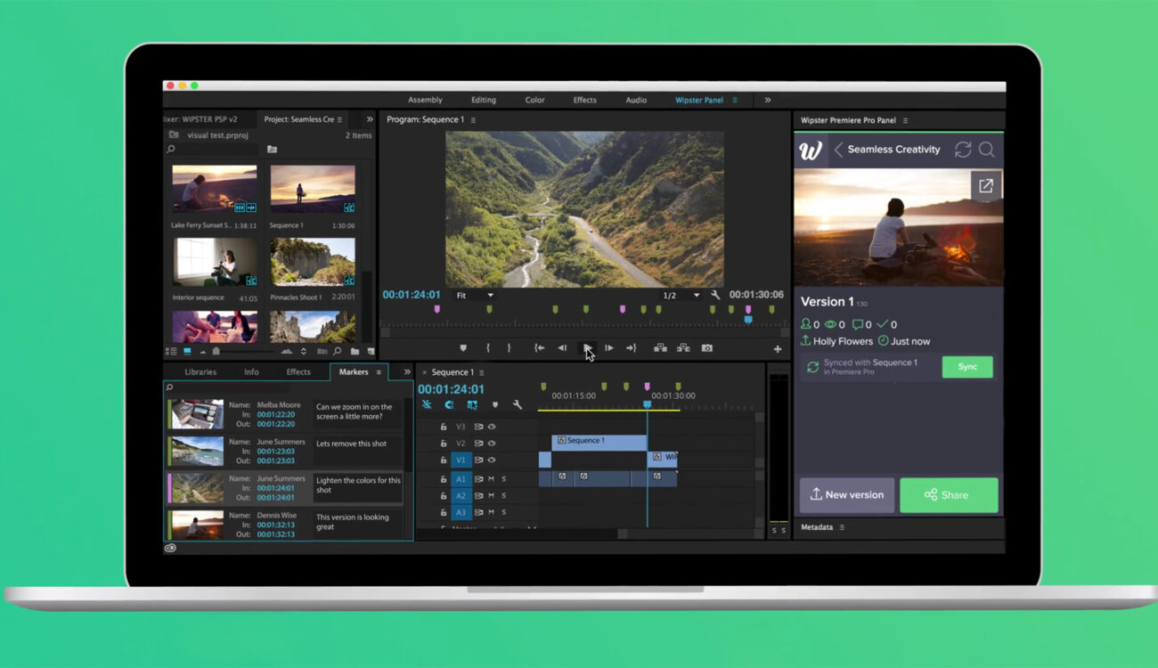 wipster.io Announces Full Integration With Premiere Pro