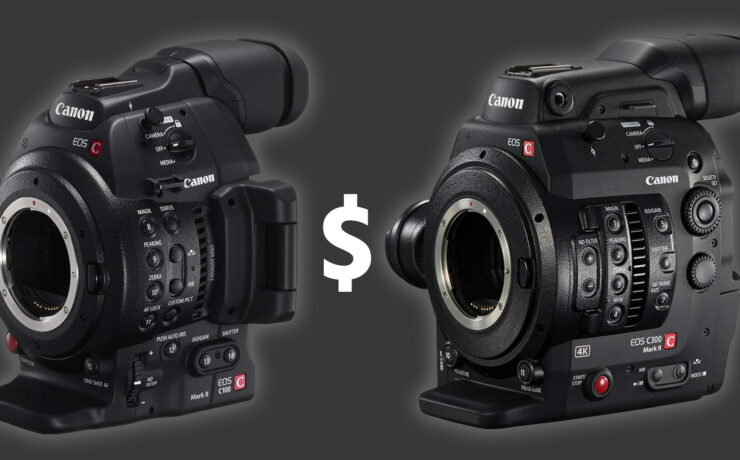 $4000 Canon C300 Mark II Price Drop, $1,500 off C100 Mark II