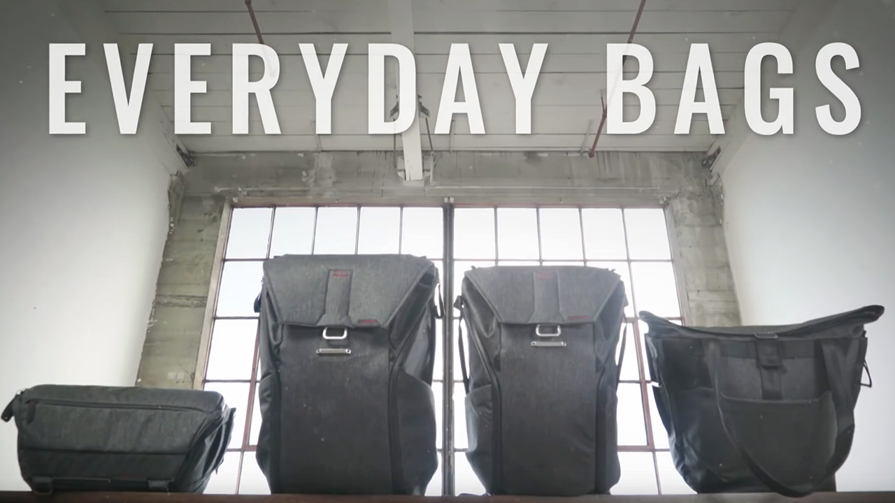 New Everyday Bags by Peak Design on Kickstarter