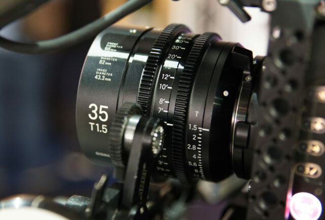 sigma 35mm cinema lens