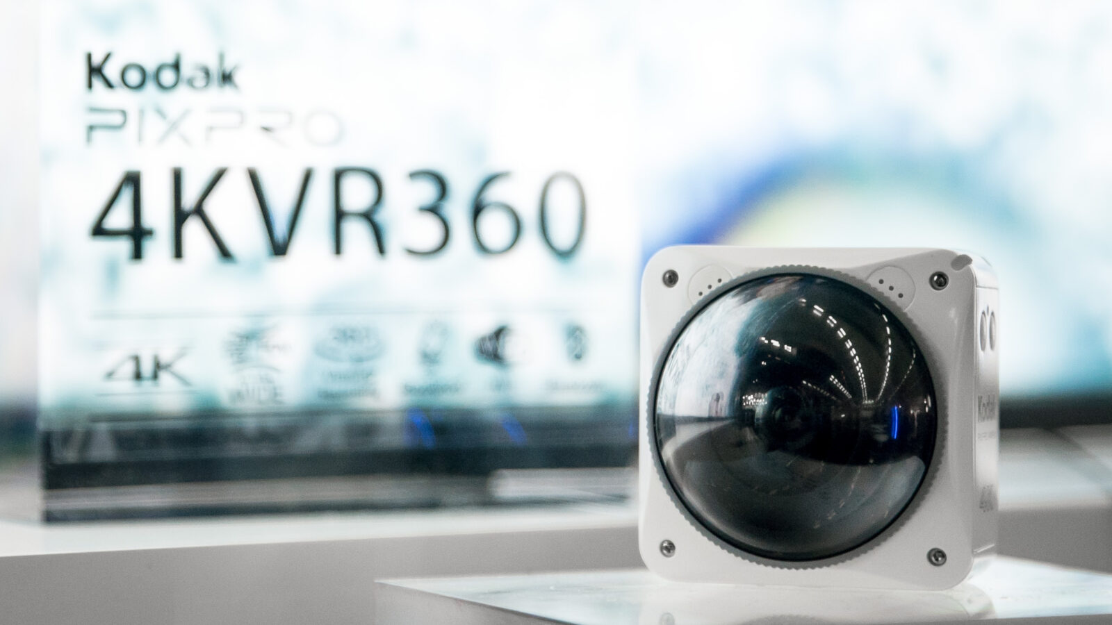 コダック PixPro 4KVR360 を参考出品－ 3モードで使える4K全天球