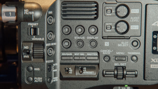 Sony FS7 II New User Buttons