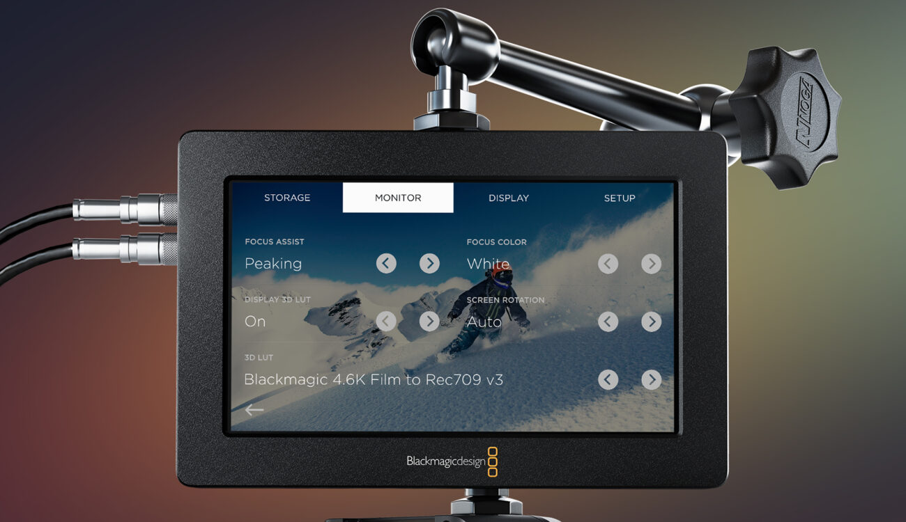 Blackmagic Video Assist - Firmware Update Adds LUT Support