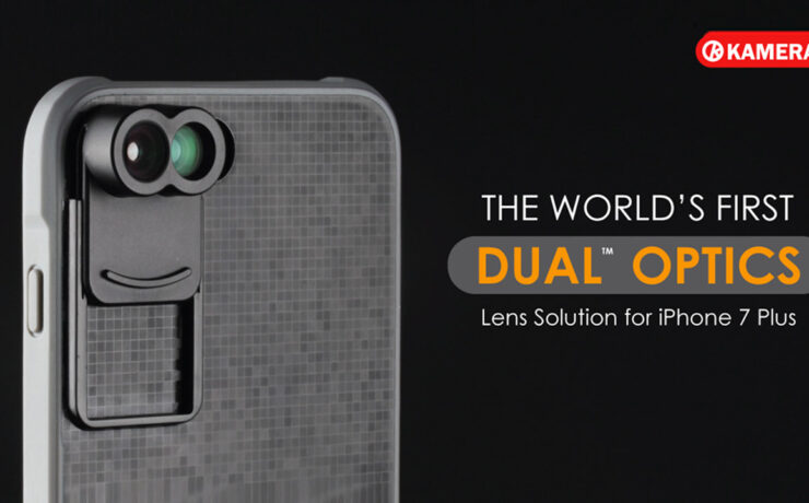 The Kamerar ZOOM Lens Kit - a Removable Dual-Lens System for the iPhone 7 Plus
