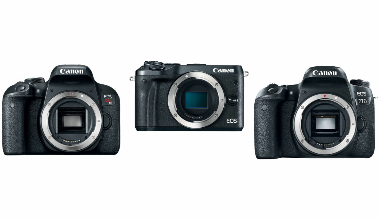 Canon Announce New Mid Range Canon EOS 77D, Rebel T7i DSLR and M6 Mirrorless