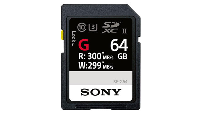 Sony SF-G Series - the World's Fastest SD Card