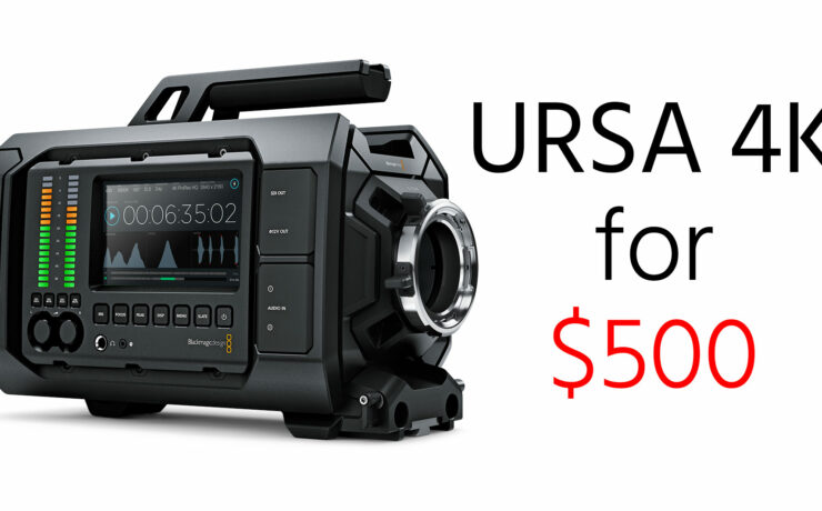 UPDATED - DEAL ALERT: Blackmagic URSA 4K for just $500 when you buy the URSA Mini Pro