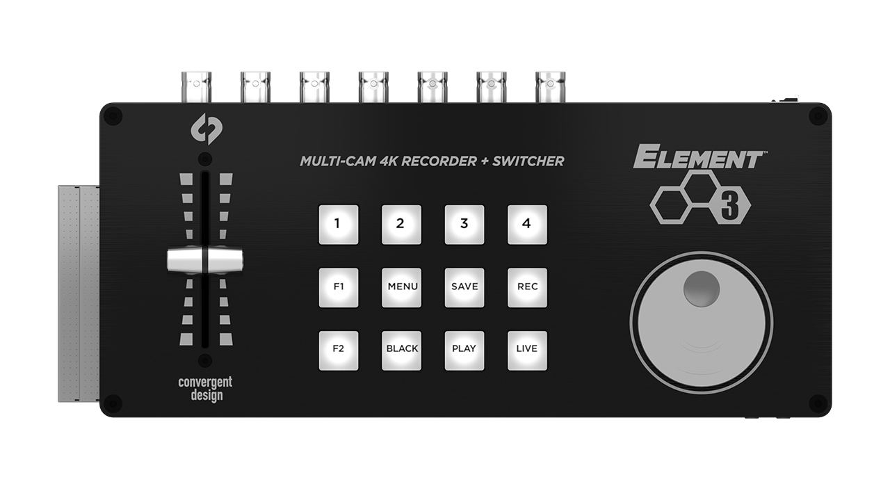 Convergent Design Element Series - Compact Recorder/Switcher With Hardware Interface