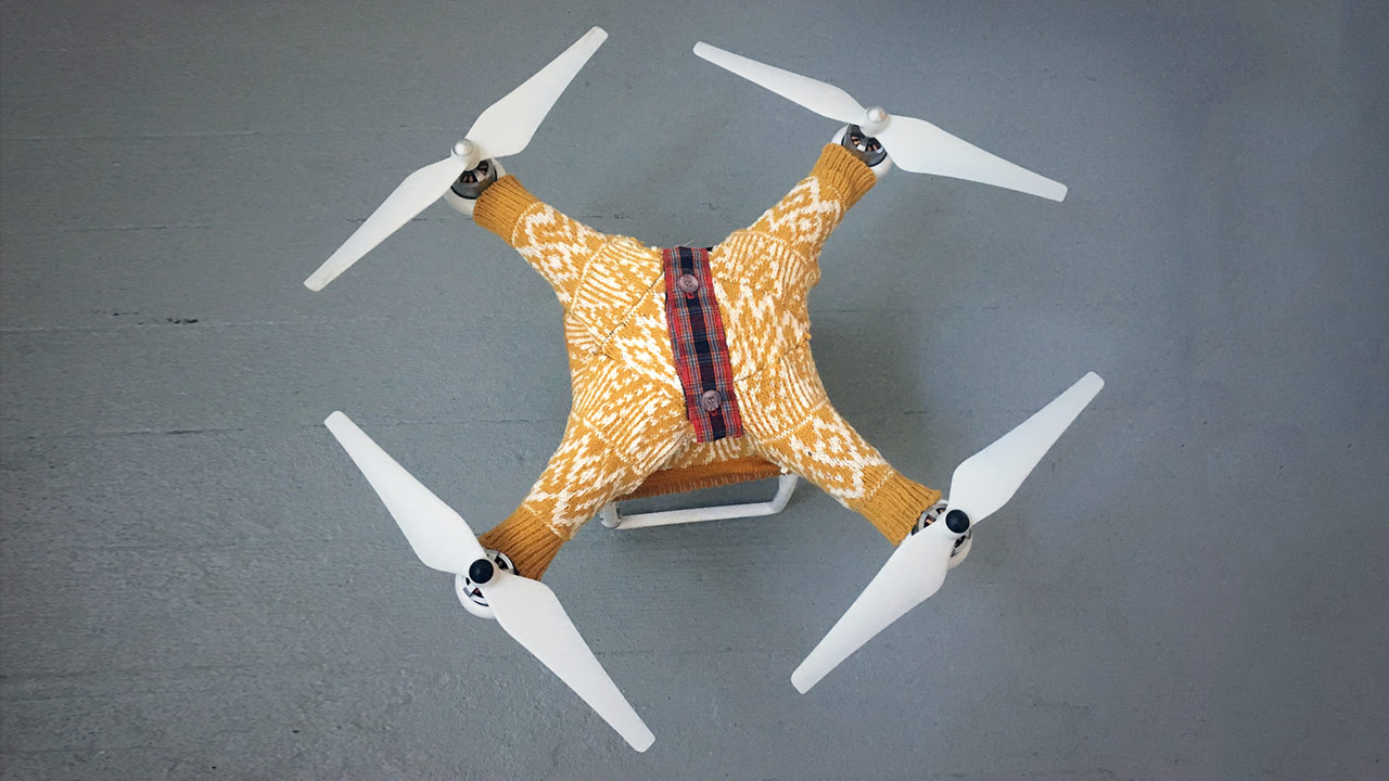 This Drone Sweater Will Keep Your Drone Warm and Huggable
