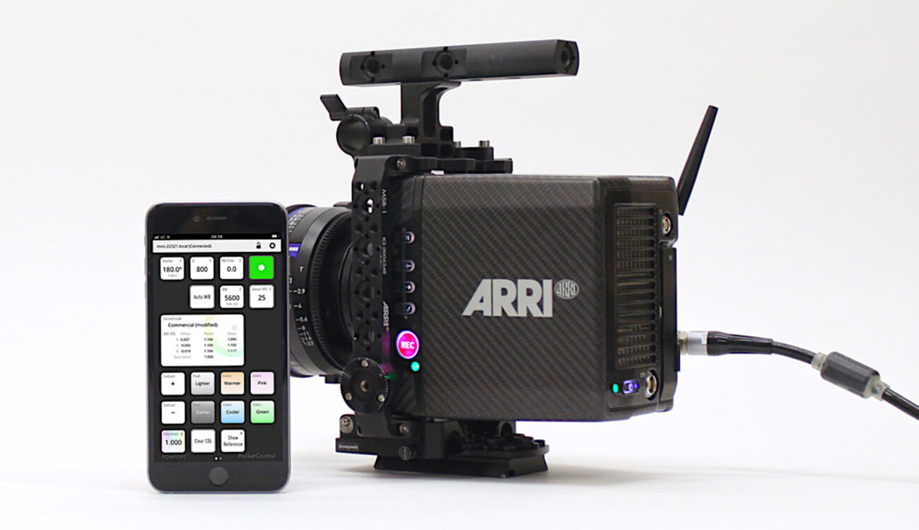 Pomfort PocketControl Remote App for ARRI ALEXA Mini and AMIRA