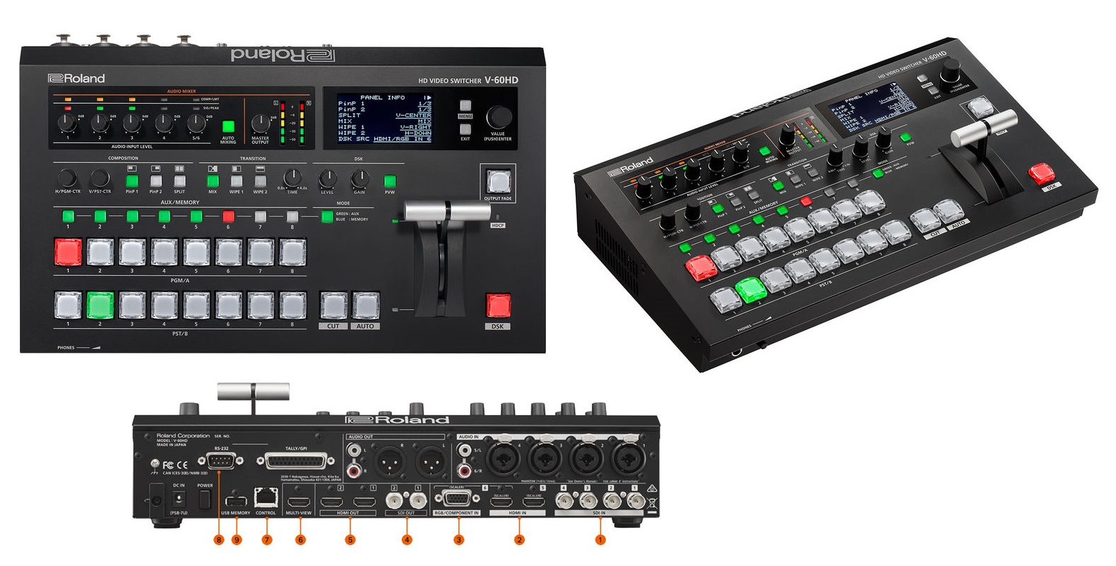 The New Roland V 60hd Switcher Uses Your Smartphone For Wireless Tally Cined