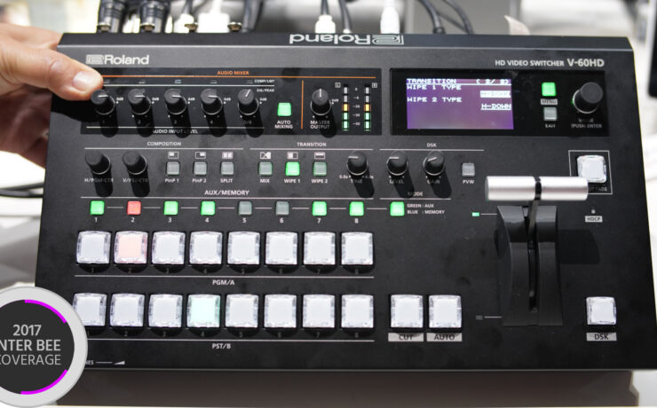 The New Roland V-60HD Switcher Uses Your Smartphone For Wireless Tally