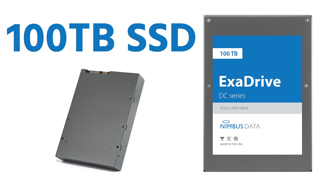Arqueológico Mareo Comprensión Nimbus Data 100TB SSD - World's Largest SSD | CineD