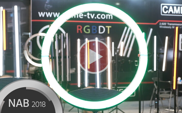 CAME-TV RGBDT Multicolor LED Lights – Your Choice of Tube or Ring Light