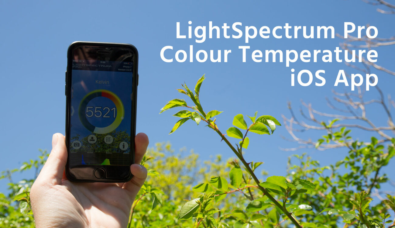 LightSpectrum Pro App - a Quick and Easy Colour Temperature Calculator