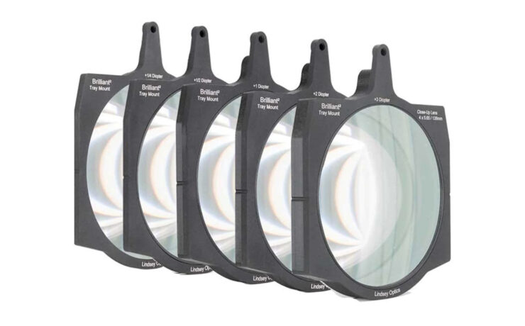 Lindsey Optics Brilliant² Tray Mount Diopter Set - Close Up Filter And Tray In One