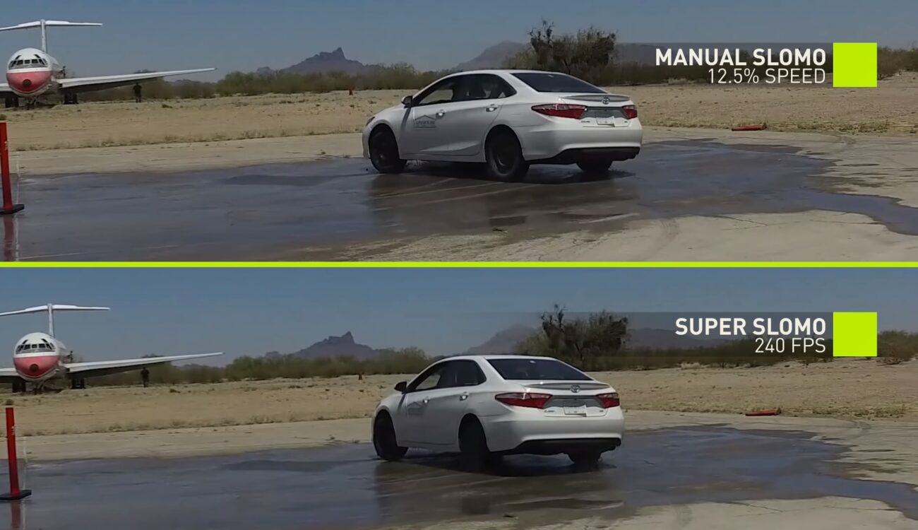 Fake Slow Motion Better with NVIDIA's Artificial Intelligence