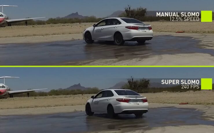 Fake Slow Motion Better with NVIDIA's Artificial Intelligence