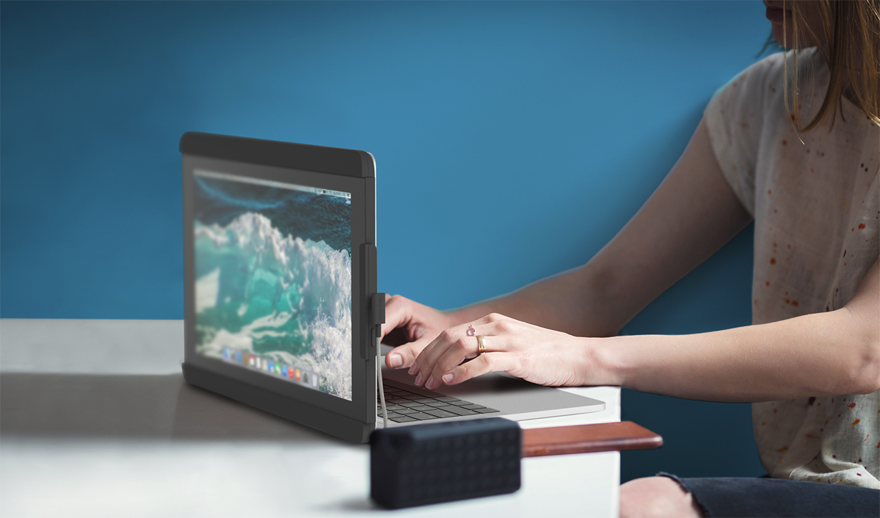 DUO – Duplica la superficie de la pantalla de tu laptop con este monitor  plegable