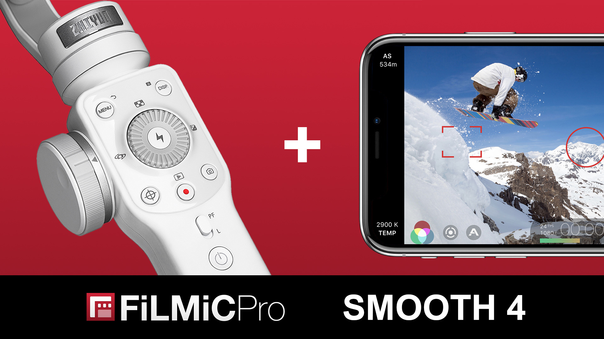 Zhiyun Smooth 4からFiLMiC Proをコントロール － タッチパネルにはない直感的な操作が可能