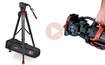 Sachtler and Vinten Flowtech 100 Tripod System for Payloads Up To 30kg Launched