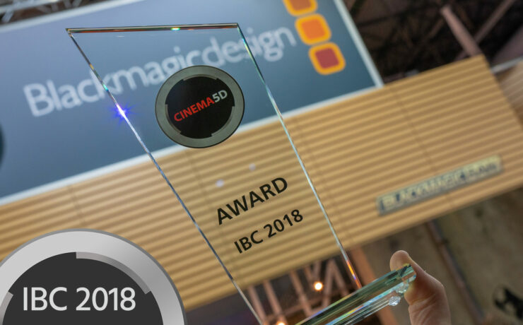 Blackmagic RAW Wins cinema5D IBC 2018 Technological Innovation Award