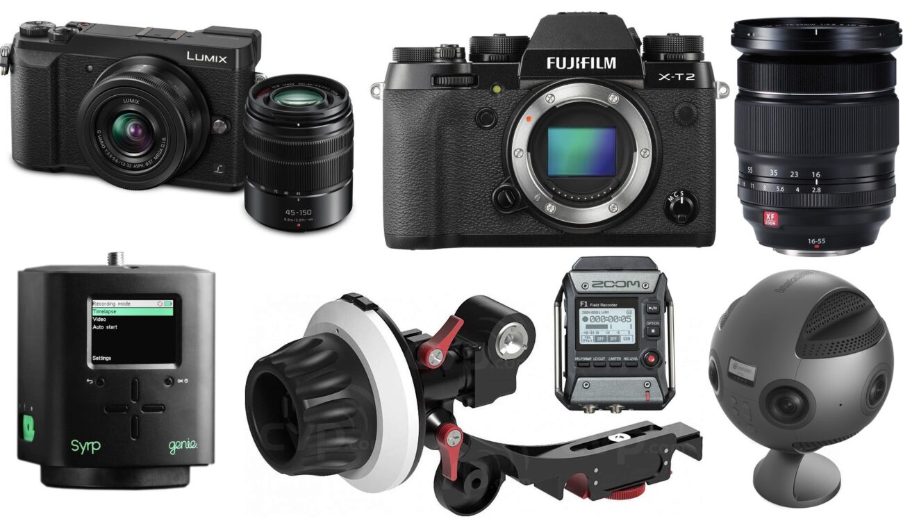 This Week’s Top 10 Deals for Filmmakers – Panasonic GX85, FUJIFILM X-T2, Insta360 Pro and more
