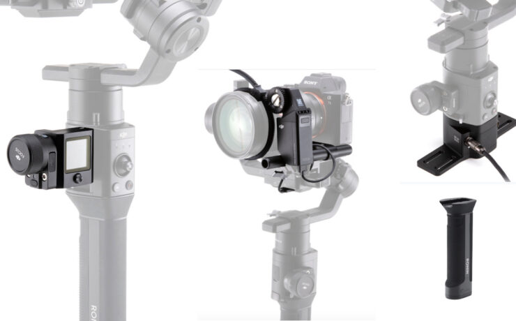 DJI Ronin-S Gets New Accessories - Focus Motor, Battery Grip, GPS and more