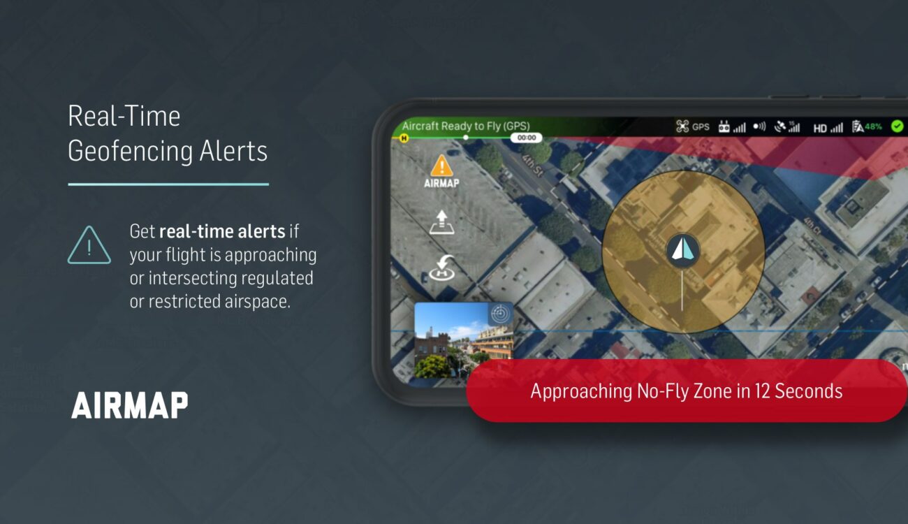 AirMap Brings Real-Time Geofencing Alerts for DJI Drones