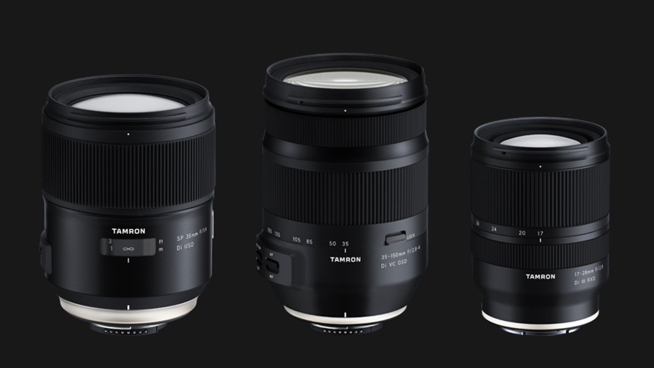 Tamron anuncia tres nuevos lentes: 35 mm, 35-150 mm y 17-28 mm