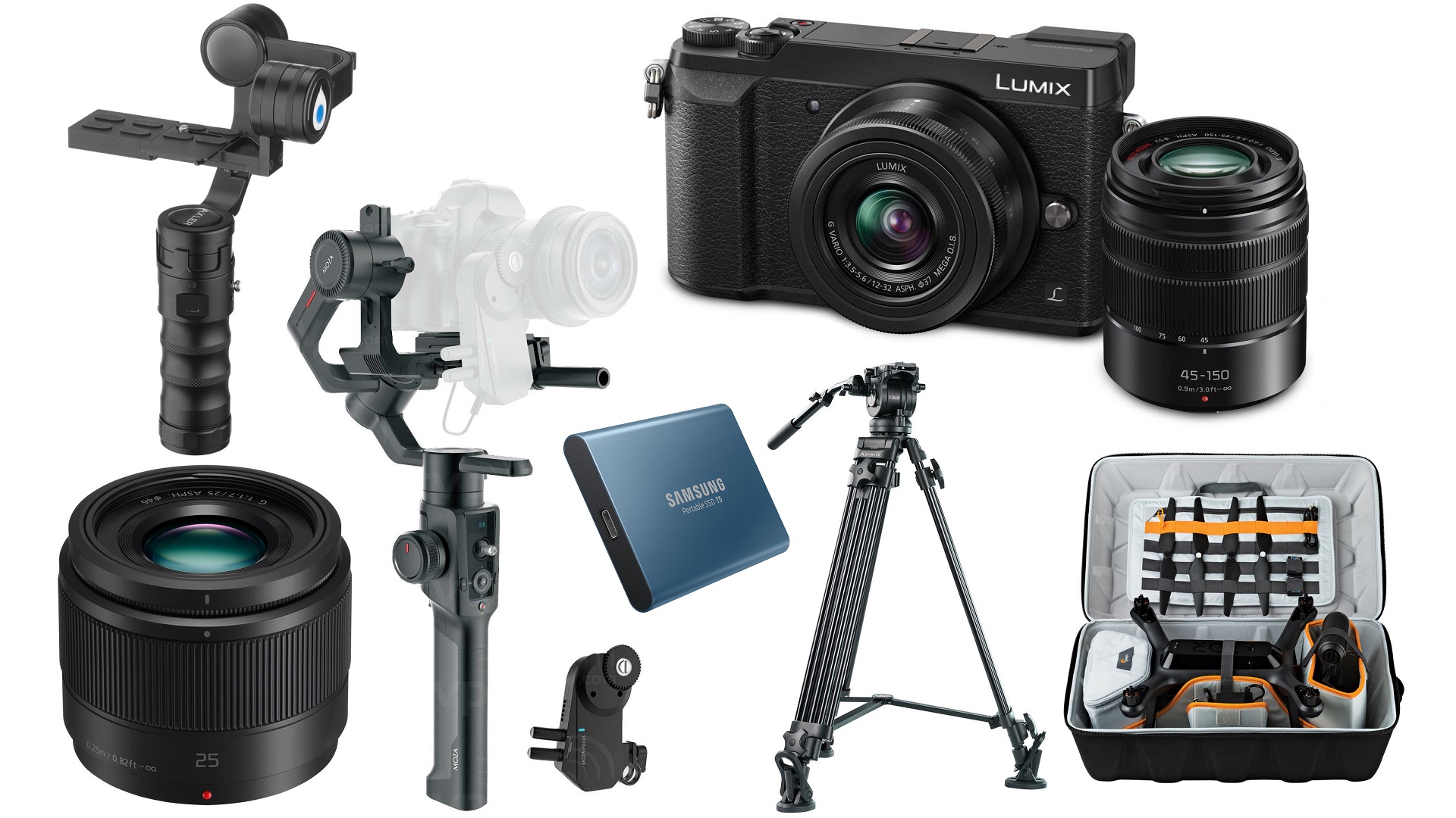 Las 10 mejores ofertas para cineastas de esta semana – Panasonic GX85, trípodes, gimbals, SSDs y más