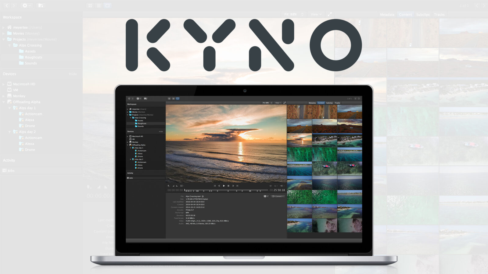 Kyno Version 1.6 - Powerful New Workflow Features