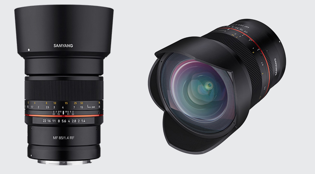Samyang anuncia los primeros lentes con montura Canon RF: 14 mm f/2.8 y 85 mm f/1.4