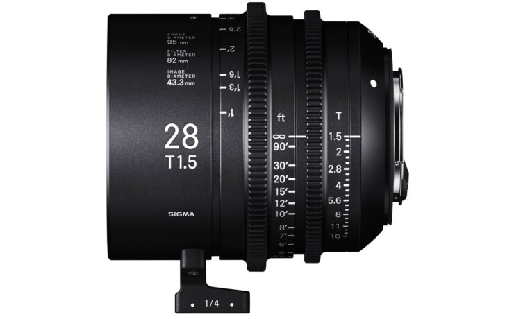 SIGMA 28mm T1.5 Full-Frame Cine Lens Shipping Soon