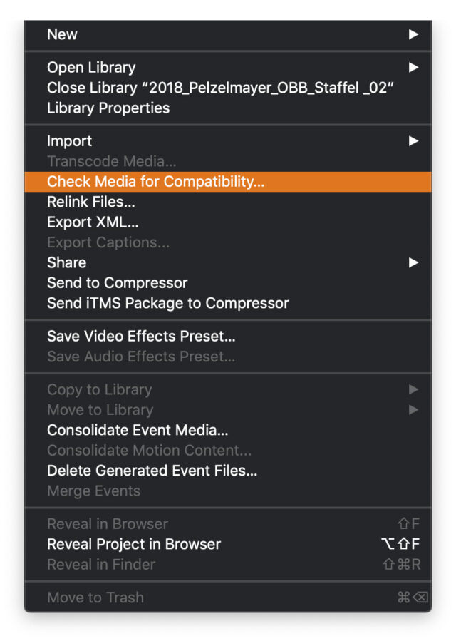 Final Cut Pro X Update: Check Media for Compatibility…